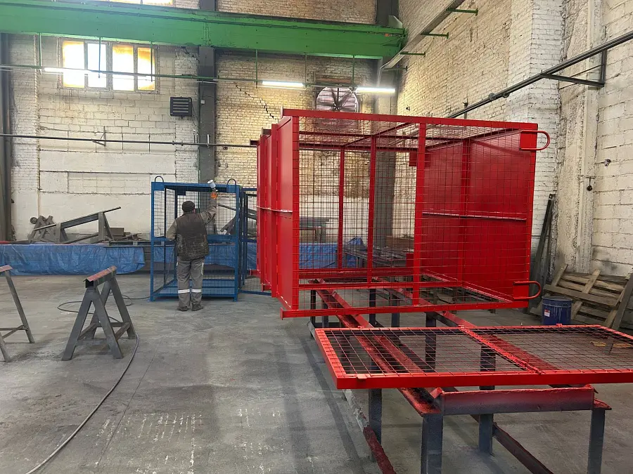Шкафы для хранения газовых баллонов