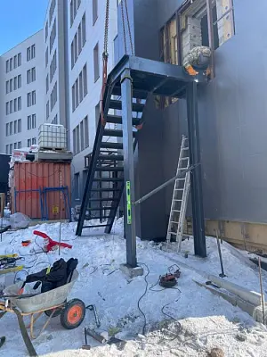 Пожарные лестницы для арбитражного суда с монтажом от ПМК ПАРК в г. Хабаровск