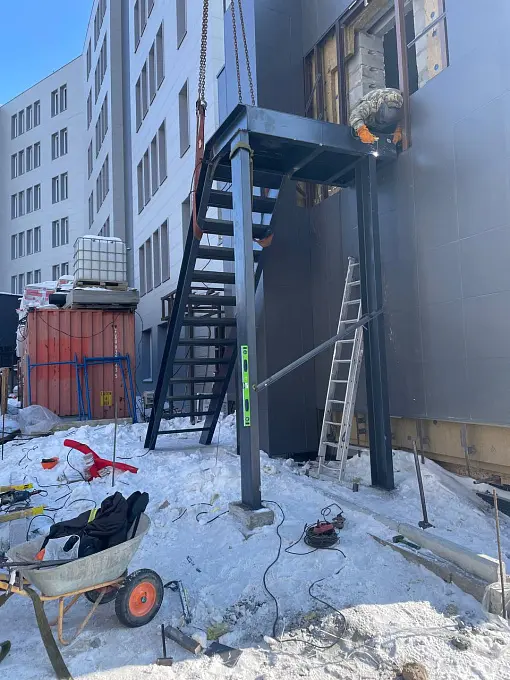 Пожарные лестницы для арбитражного суда с монтажом от ПМК ПАРК в г. Хабаровск
