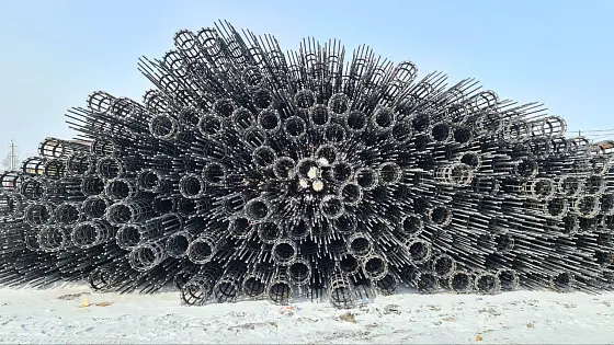 Более 50 тысяч колец жесткости для буронабивных свай за 2025 год