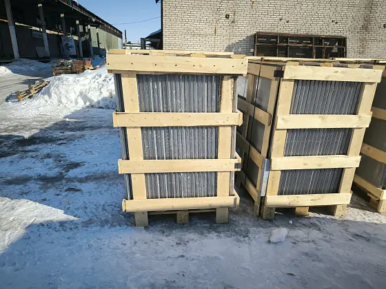 Упаковка фасадных кассет
